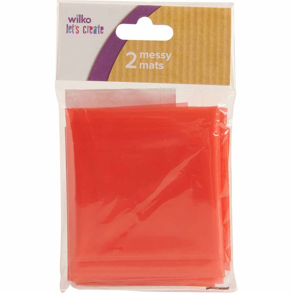 Wilko Messy Craft Mat 2pk Image