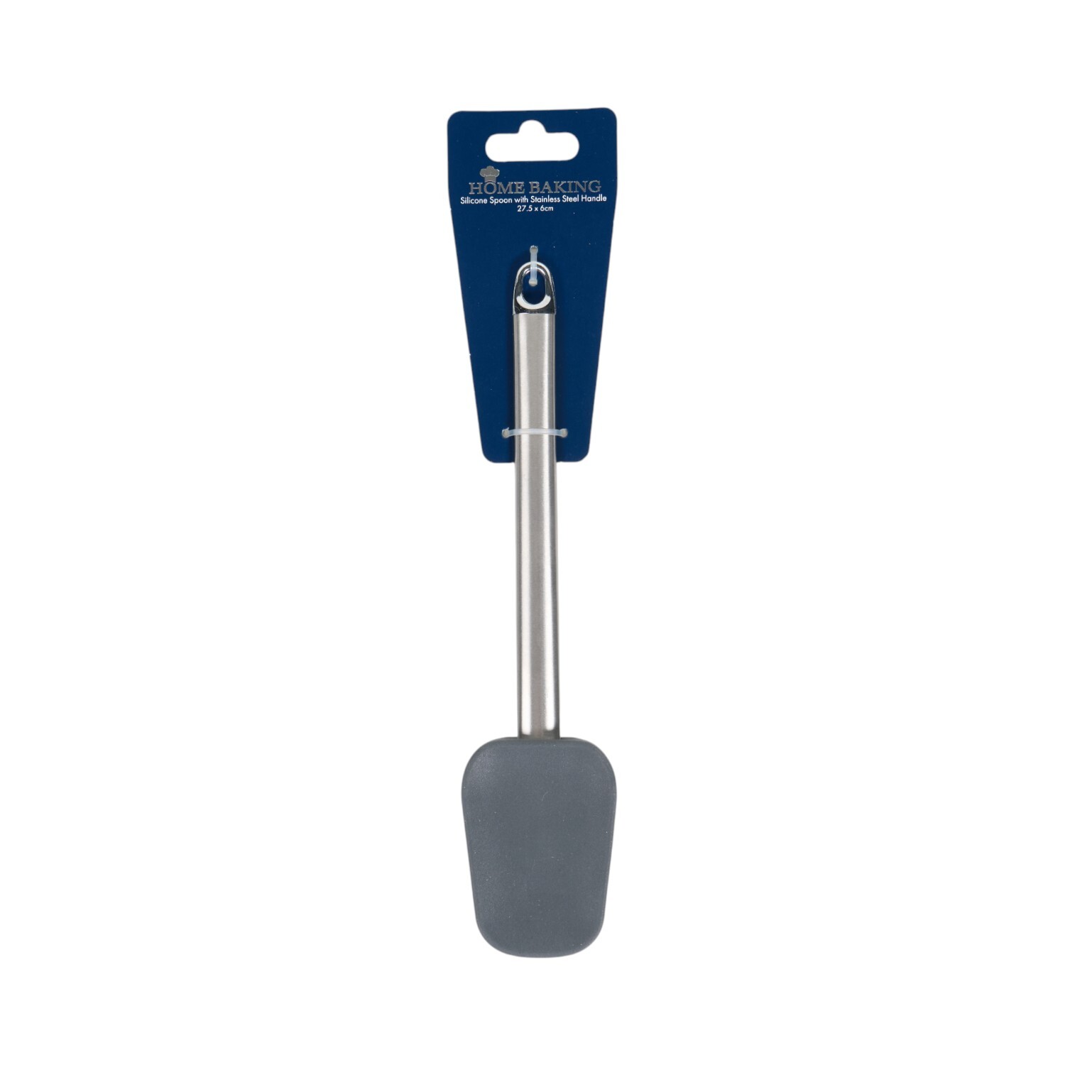 Silicone Spoon with Stainless Steel Handle Image 2