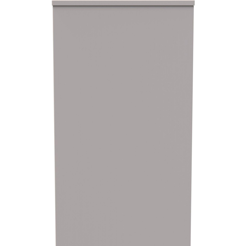 Crowndale Diamond Ready Assembled 4 Drawer Vanity Desk Matt Kashmir Image 3