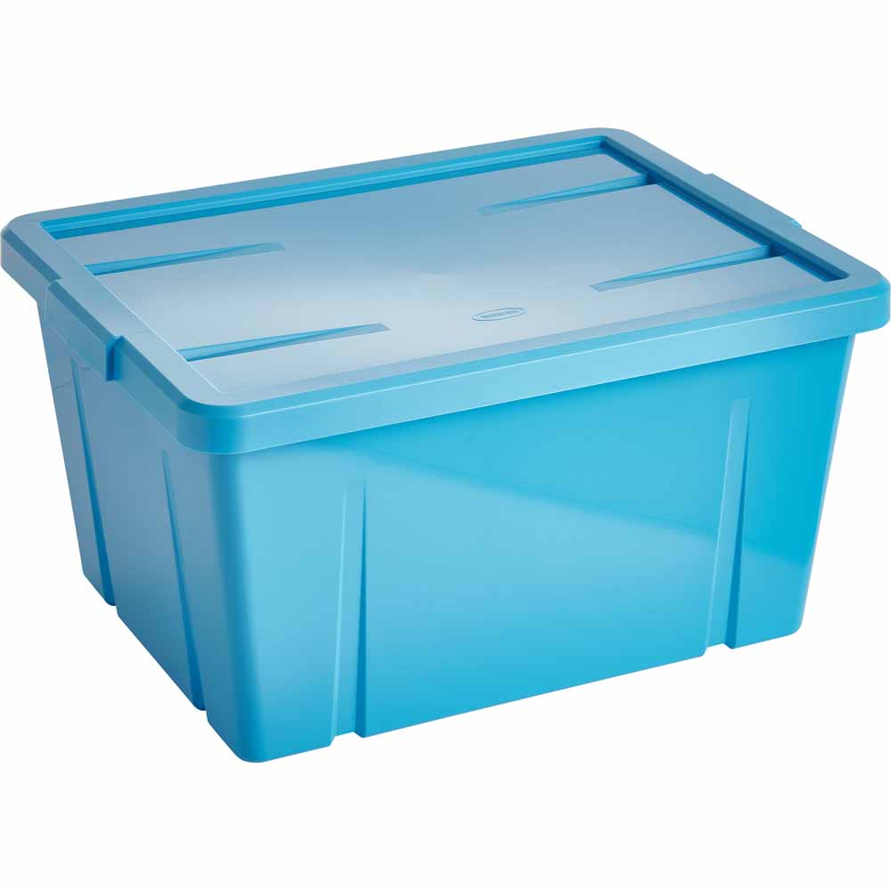 Wilko Teal Storage Box 32L Image 1