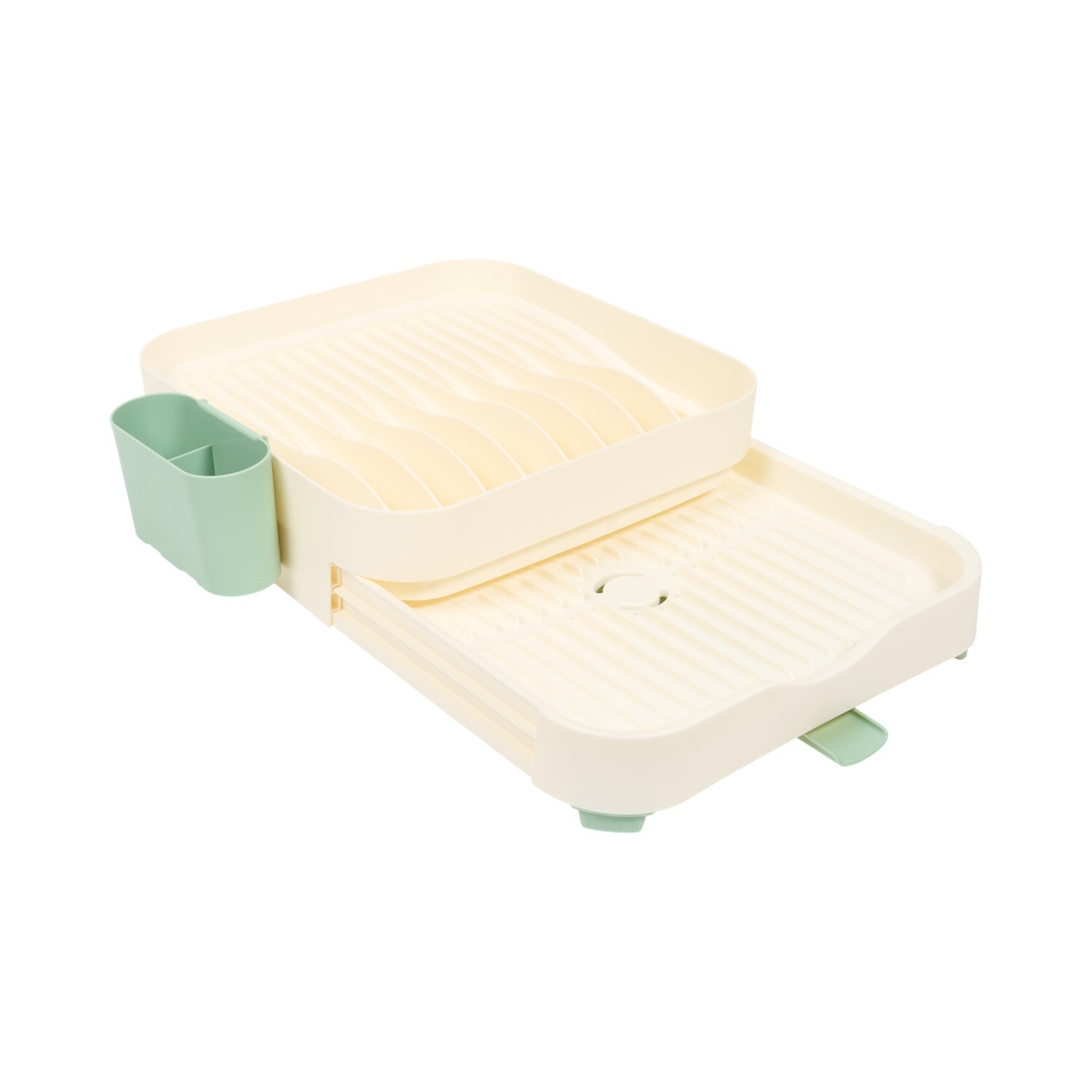 Kitchen Master Expanding Dish Rack Cream Image 7