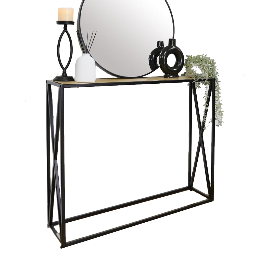 Black Console Radiator Cover Image 3