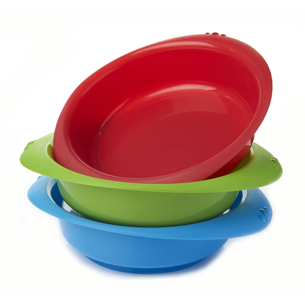 Wilko Toddler Bowls 3pk Wilko