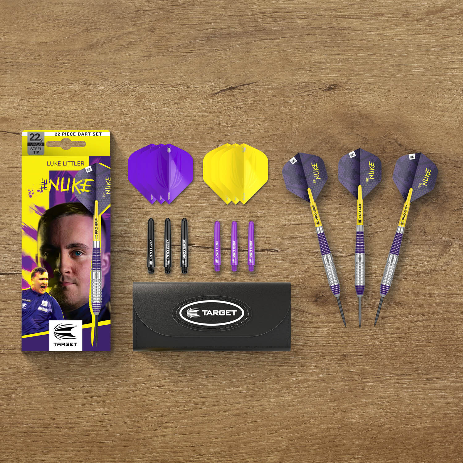 Luke Littler Steel Tip Brass Darts Set Image 2