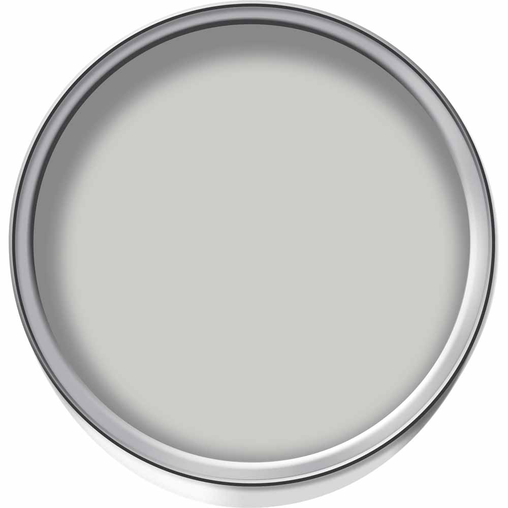 Wilko Pearl Grey Emulsion Paint Tester Pot 75ml Image 2