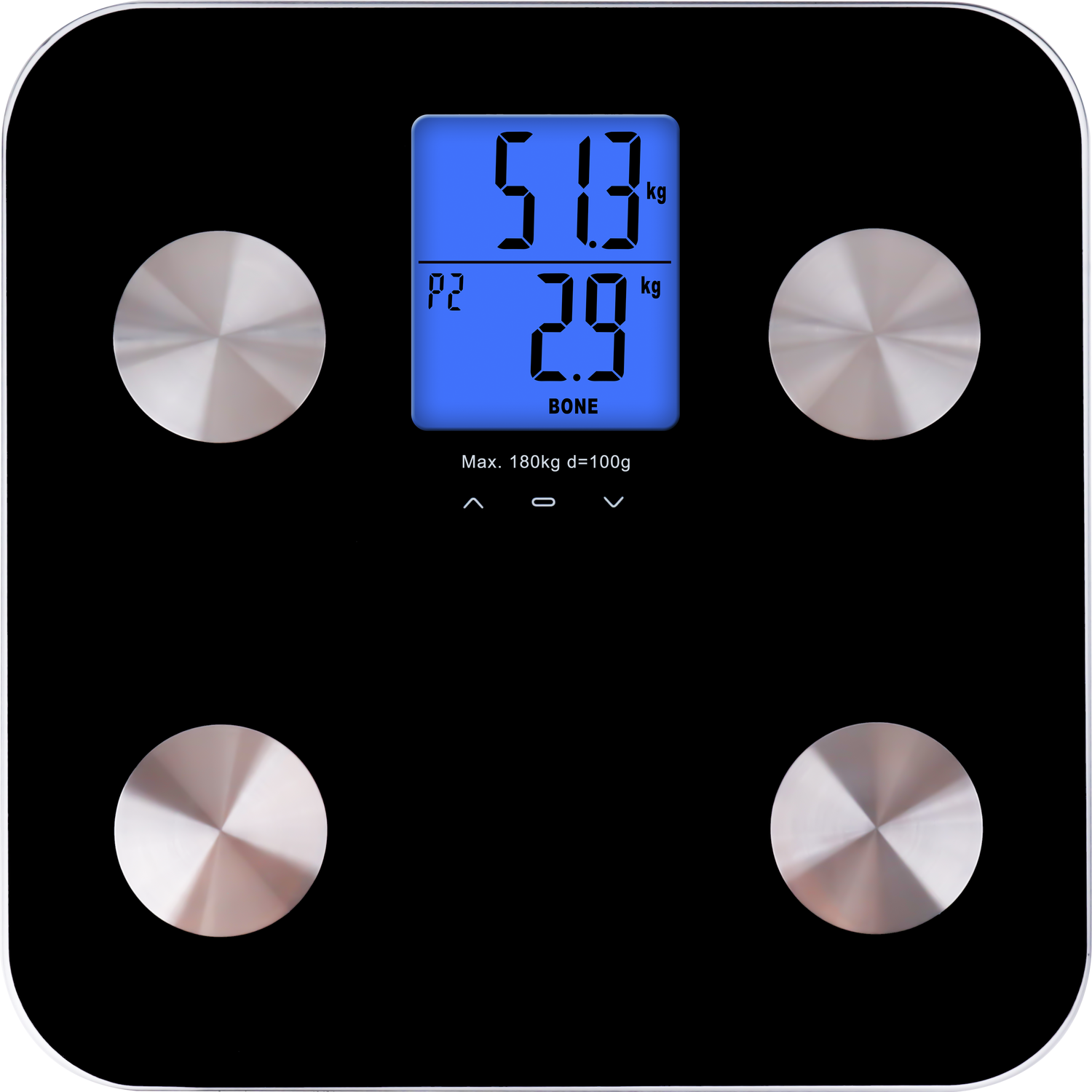 Electronic Body Fat Scale 7 in 1 - Black Image 1