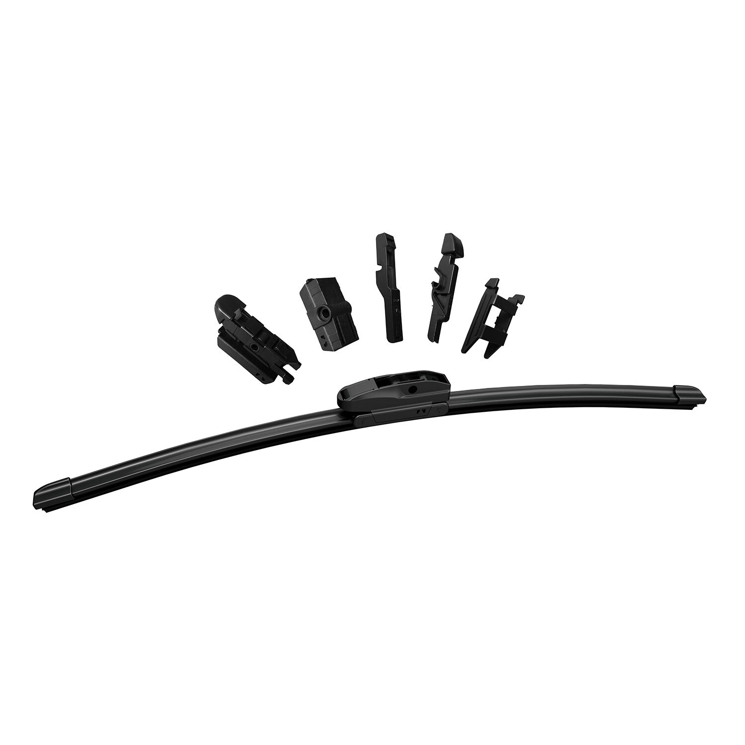 Multi-Function Flat Wiper Blade - Black / 24in Image 4