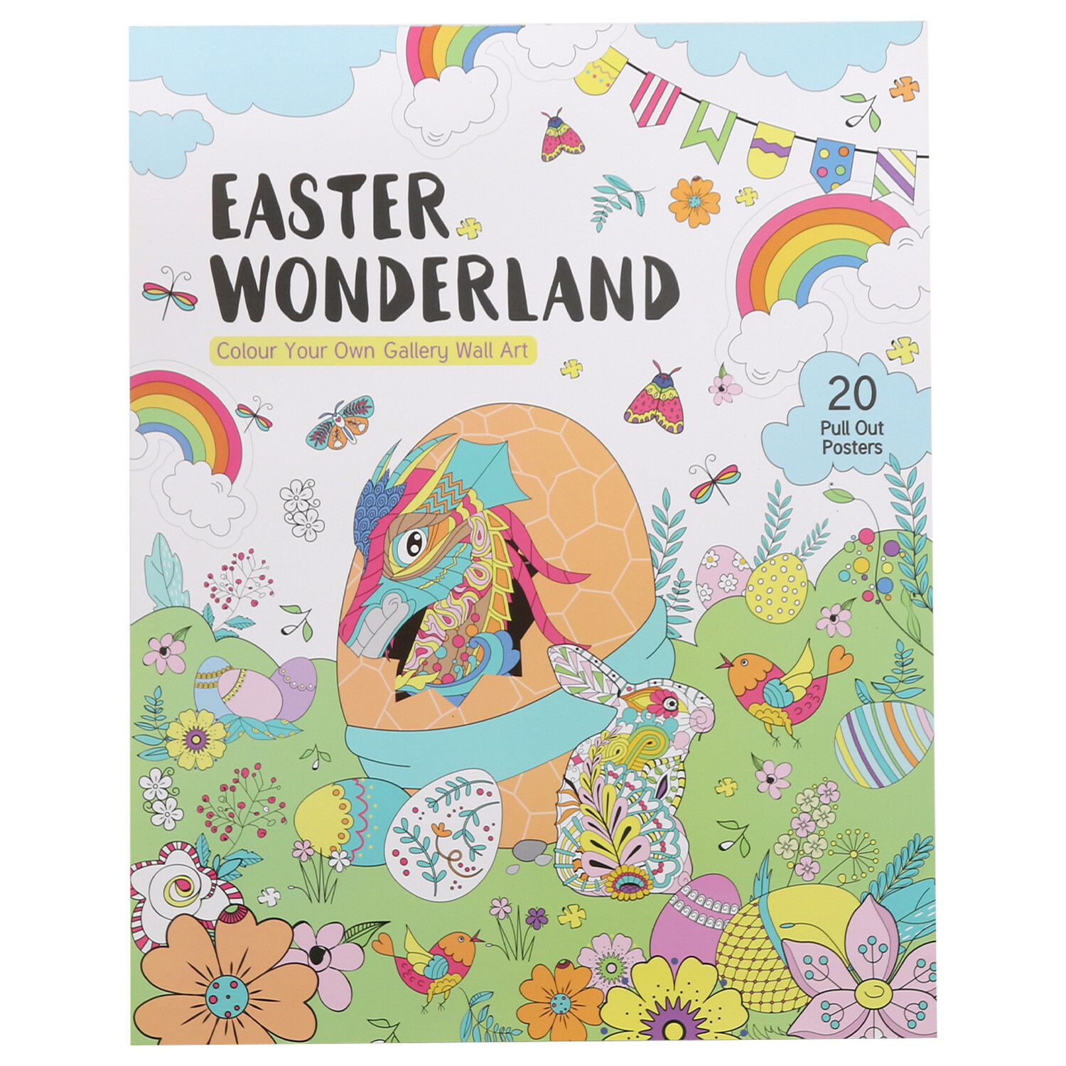 Easter Wonderland Colour Your Own Wall Art Book Image
