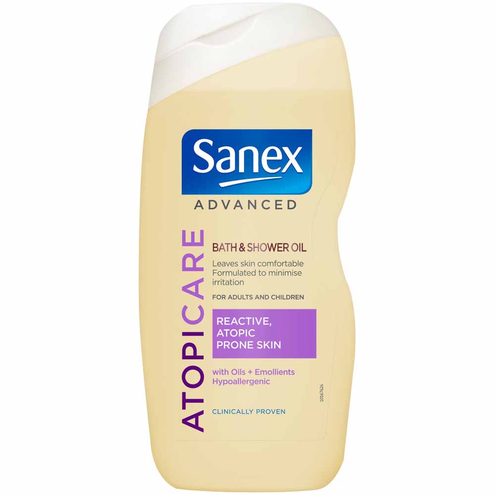 Sanex Advanced Atopicare Bath and Shower Gel 500ml Image 2