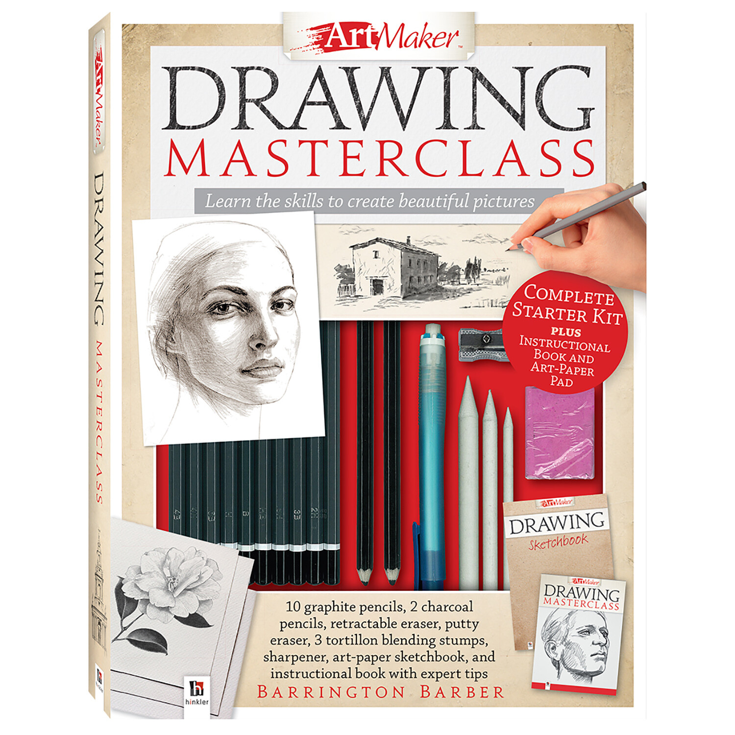 Hinkler Art Maker Drawing Masterclass Kit Image