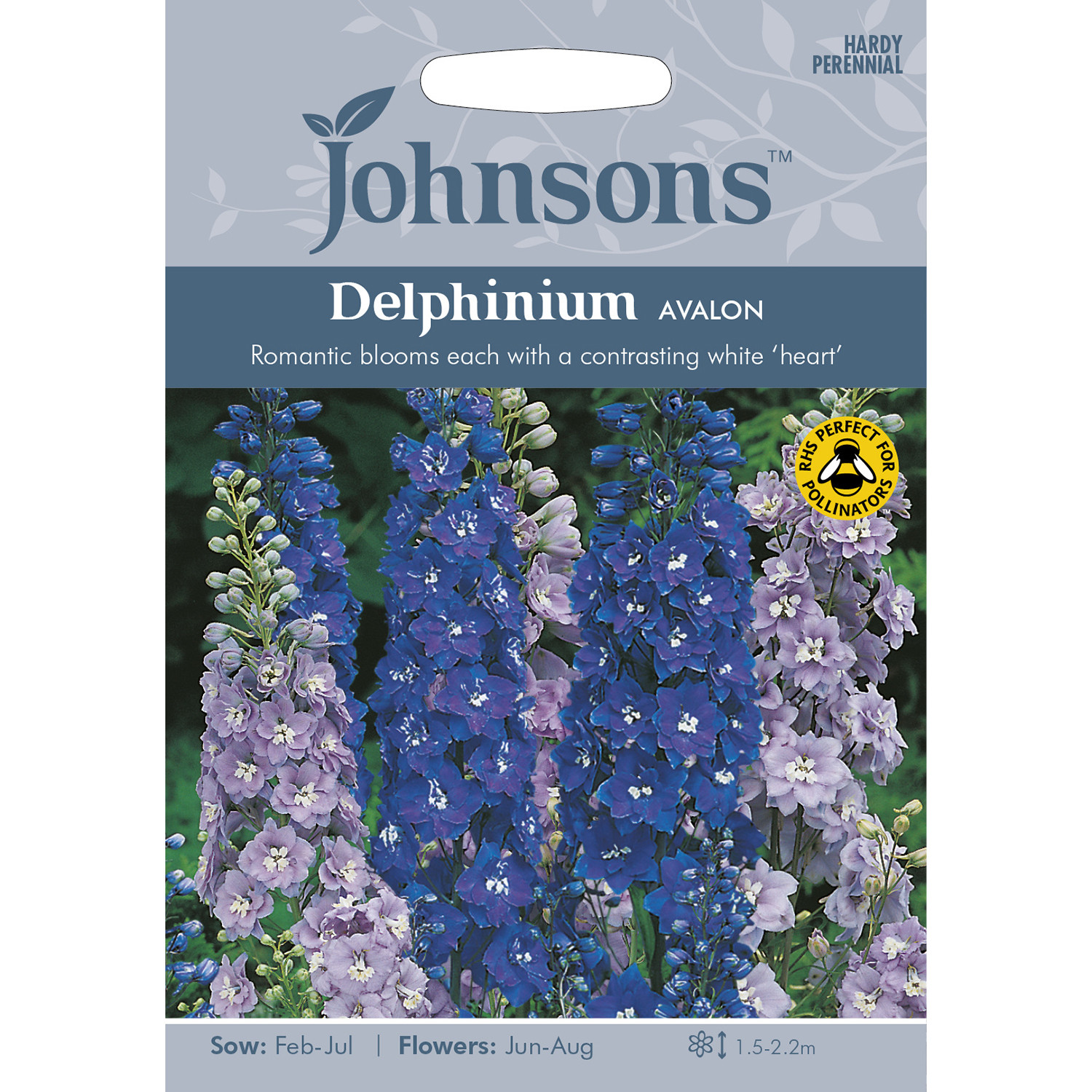 Johnsons Delphinium Avalon Flower Seeds Image 2