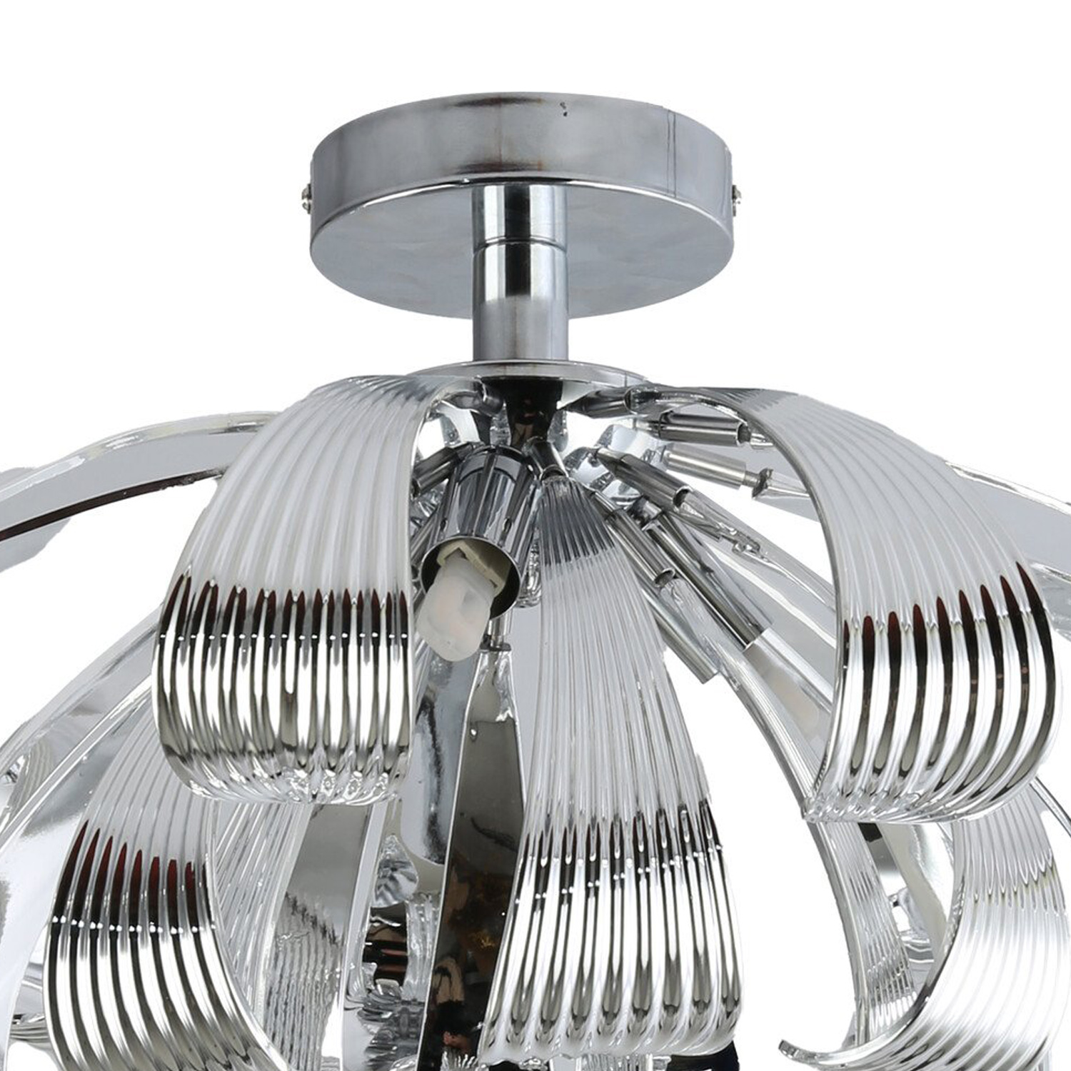 Milan Ceiling Fitting Chrome Image 5