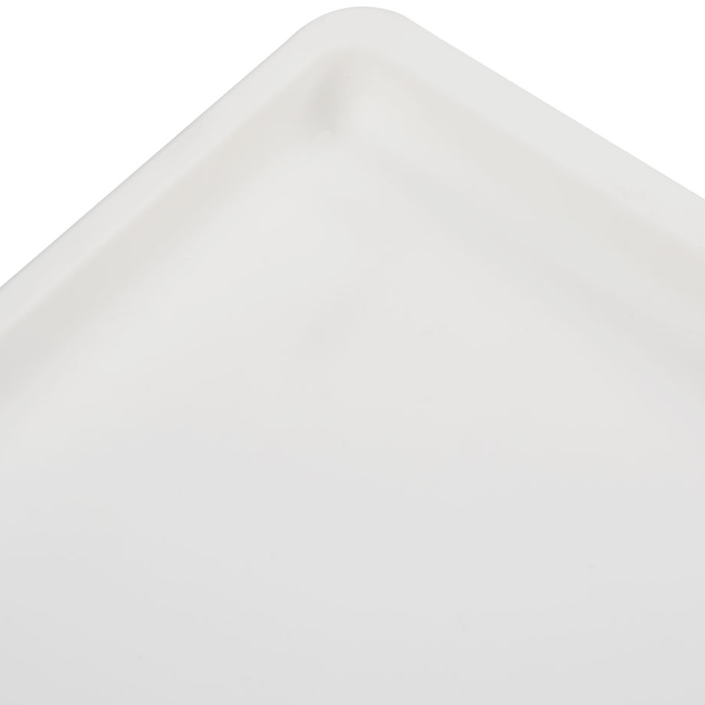 Living and Home White Foldable Bed Table with Cup Holder Image 6