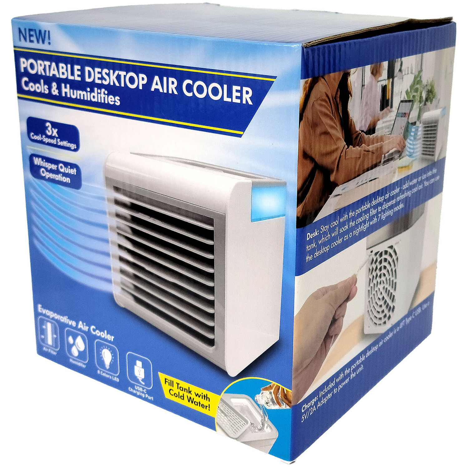 Portable Desktop Air Cooler Image 1