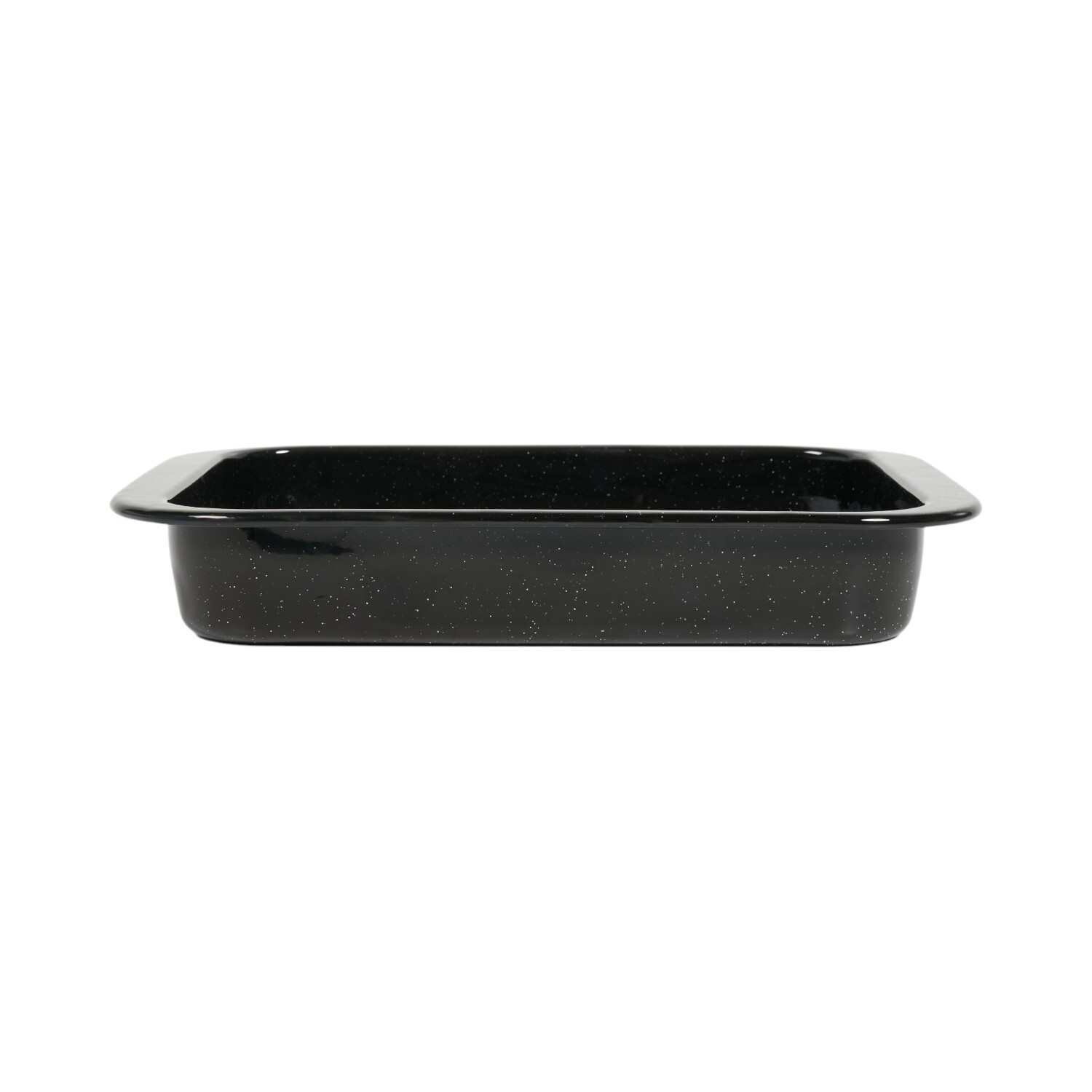 My Kitchen Medium Enamel Roaster Black Image 3