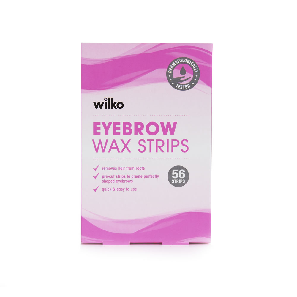 Wilko Eyebrow Wax Strips Assorted 56 pack Image