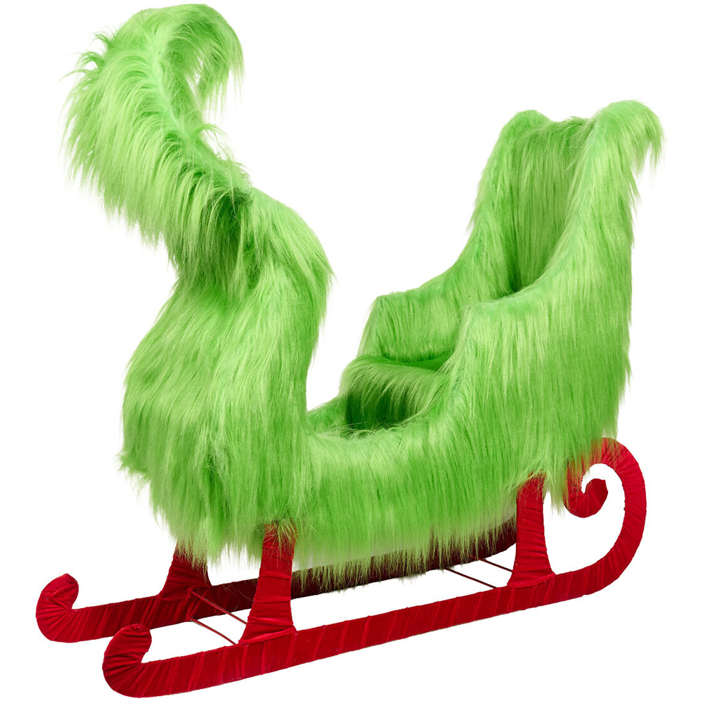 Large Grumble Fur Sleigh Green Image 7