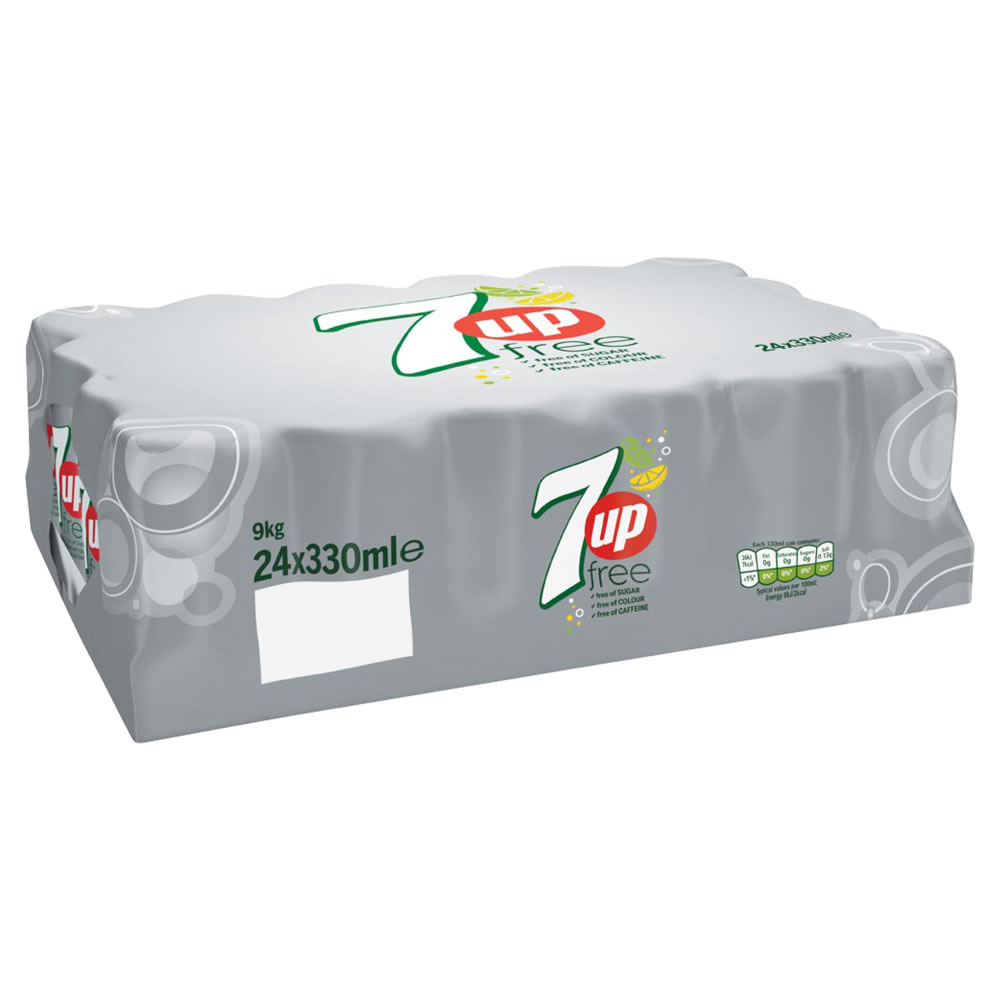 7UP Free Can 24 x 330ml Image