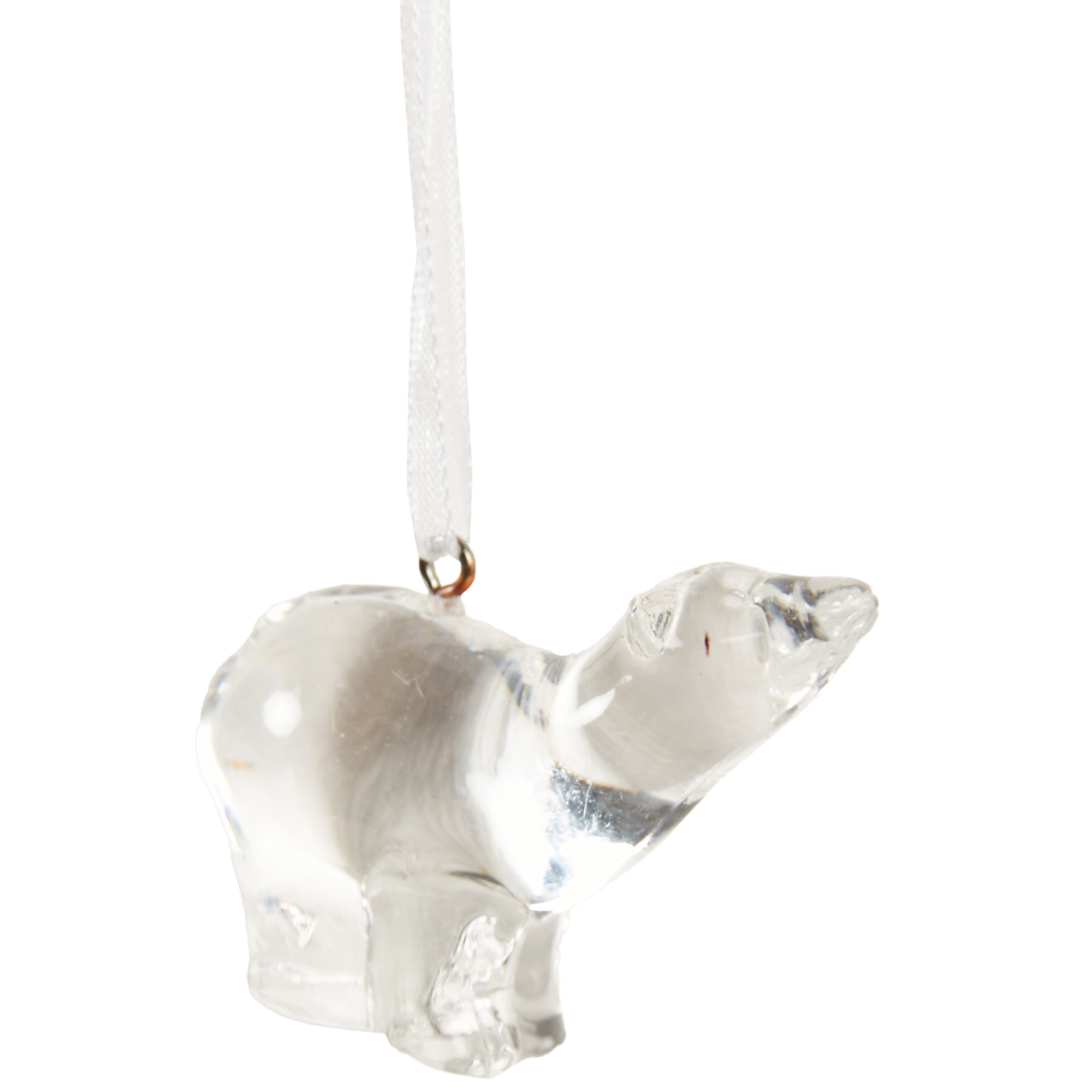 Set of 3 Acrylic Polar Bears - Silver Image 4