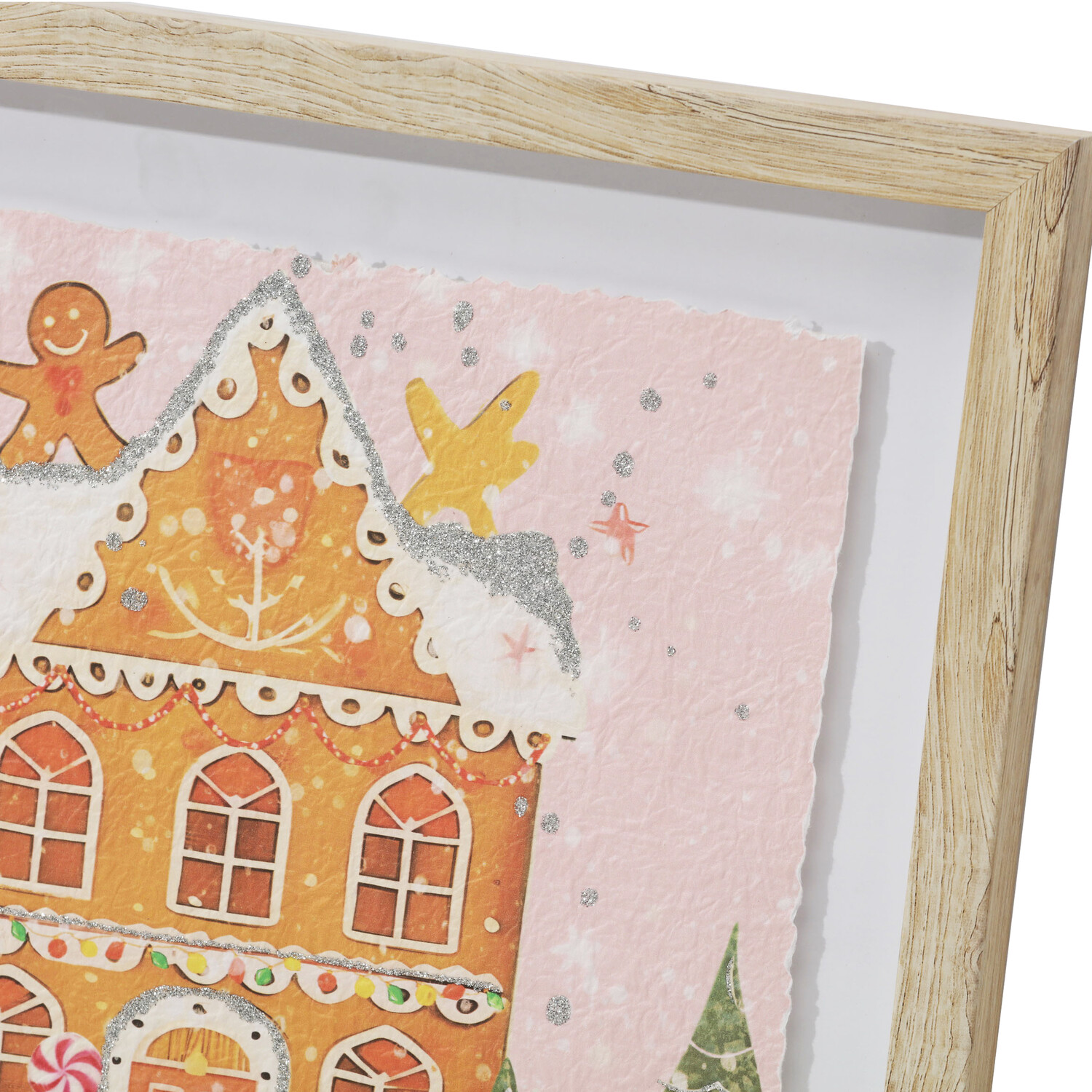 Gingerbread House Framed Wall Art Image 3