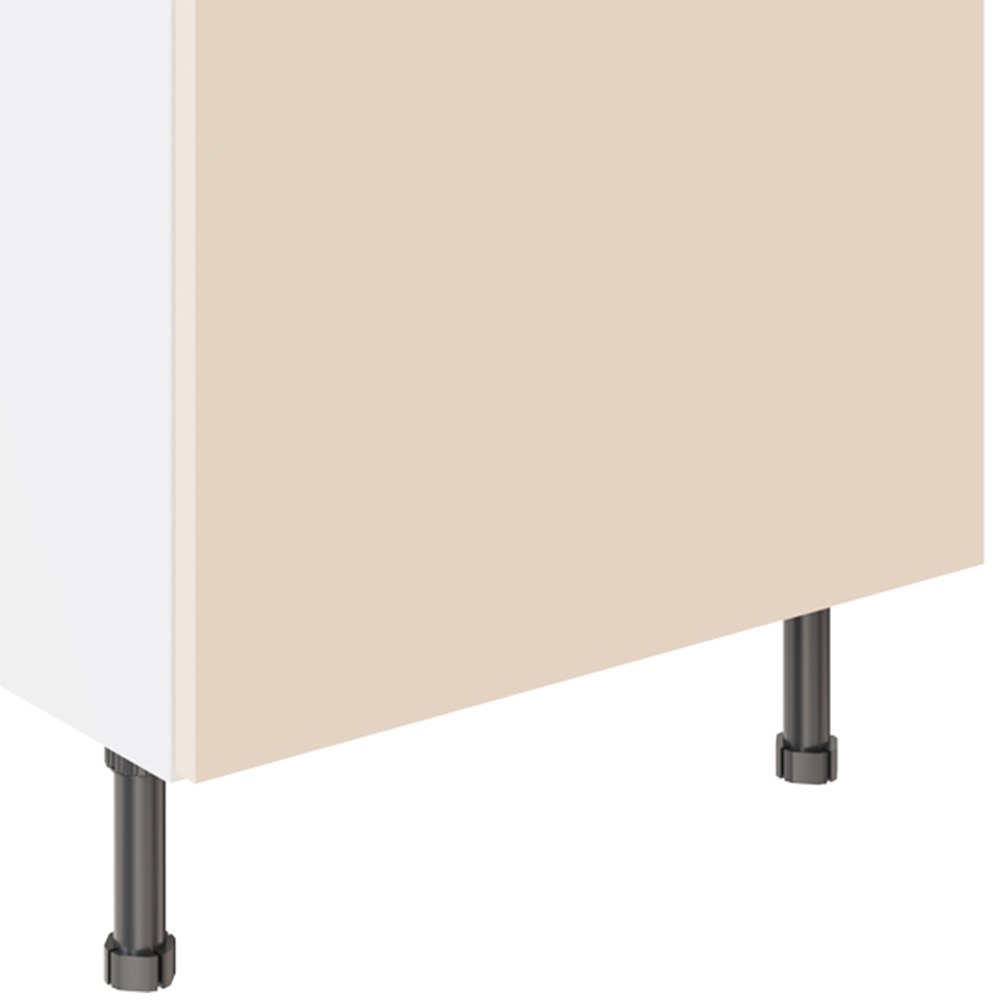 Kitchen Kit Slab Supergloss Cashmere Drawerline Base Cabinet 600mm Image 3