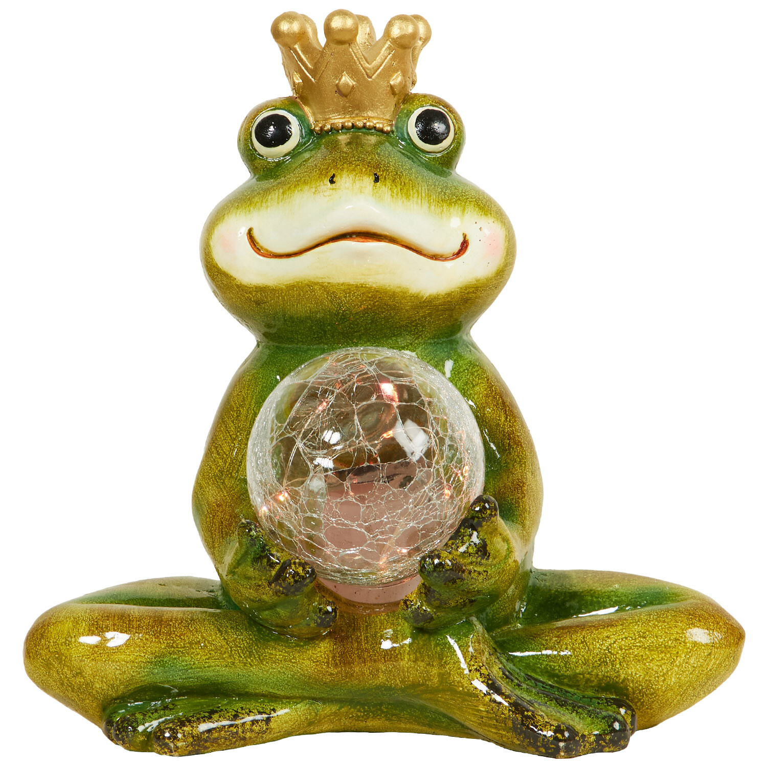 Solar Prince Frog Ornament - Green Image 4