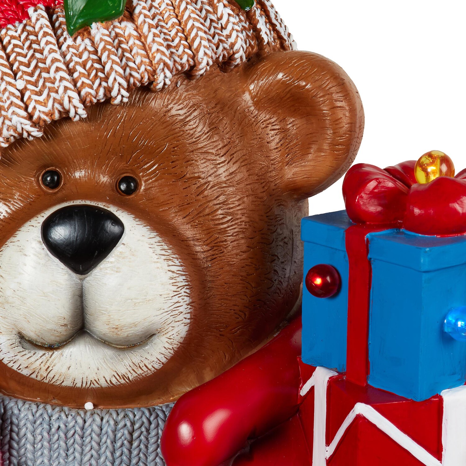 Traditional Christmas Bear Ornament - Red Image 3