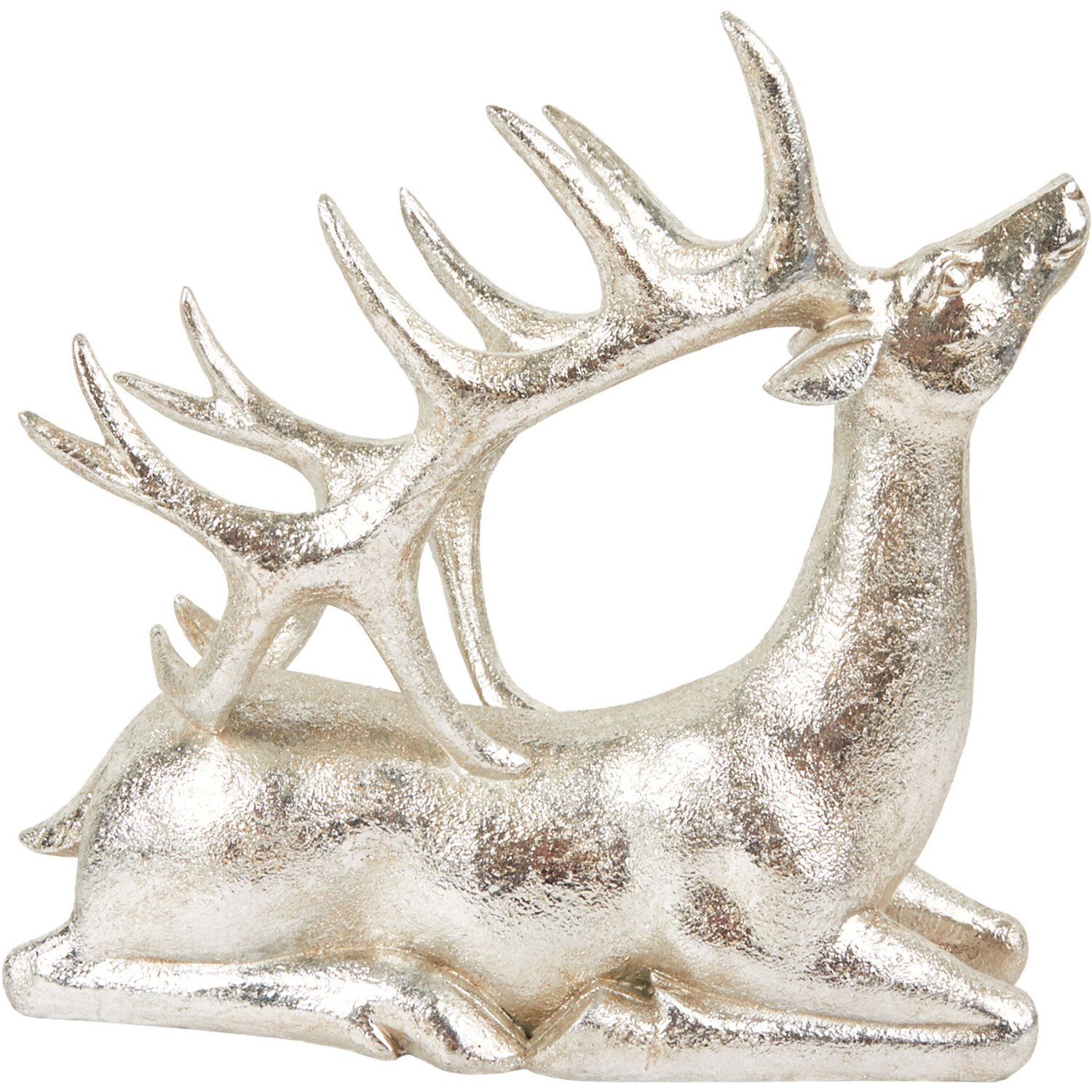 Ornate Reindeer Bottle Holder - Silver Image 1