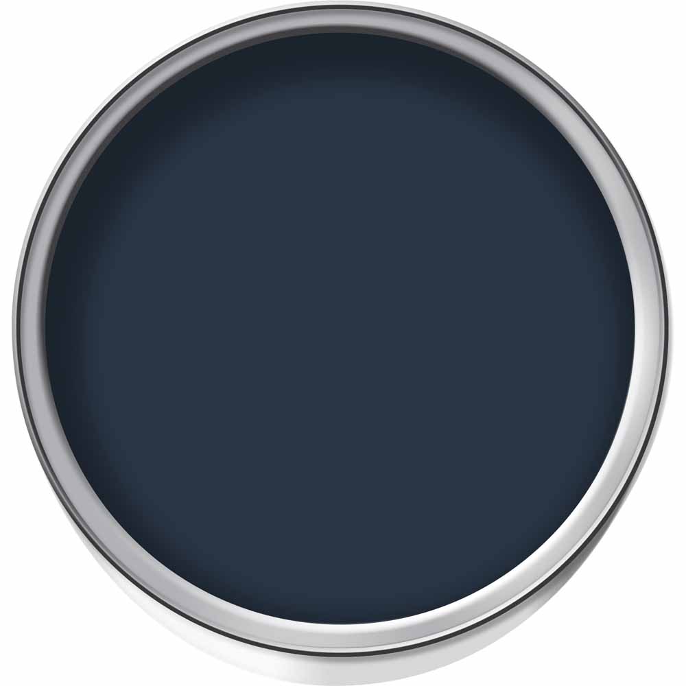 Wilko Intense Blueberry Emulsion Paint Tester Pot 75ml Image 2