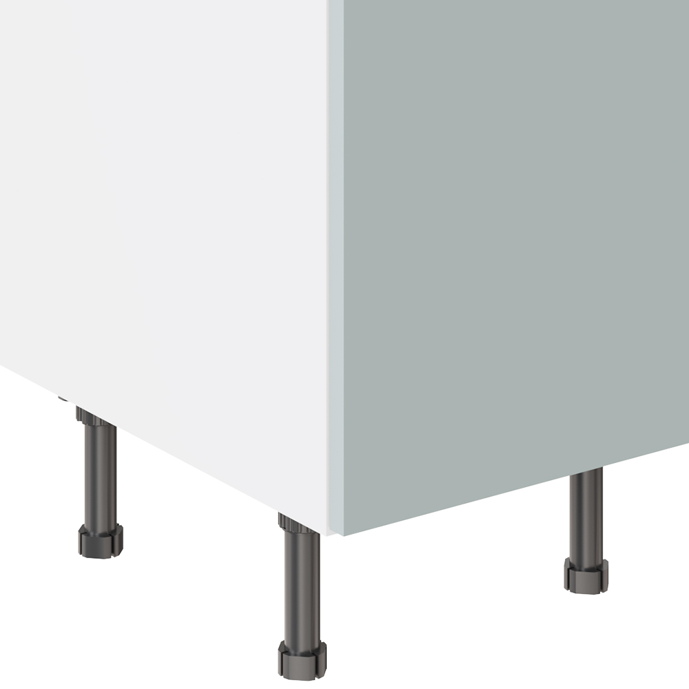 Kitchen Kit Slab Supermatt Aquamarine Drawerline Base Cabinet 400mm Image 3
