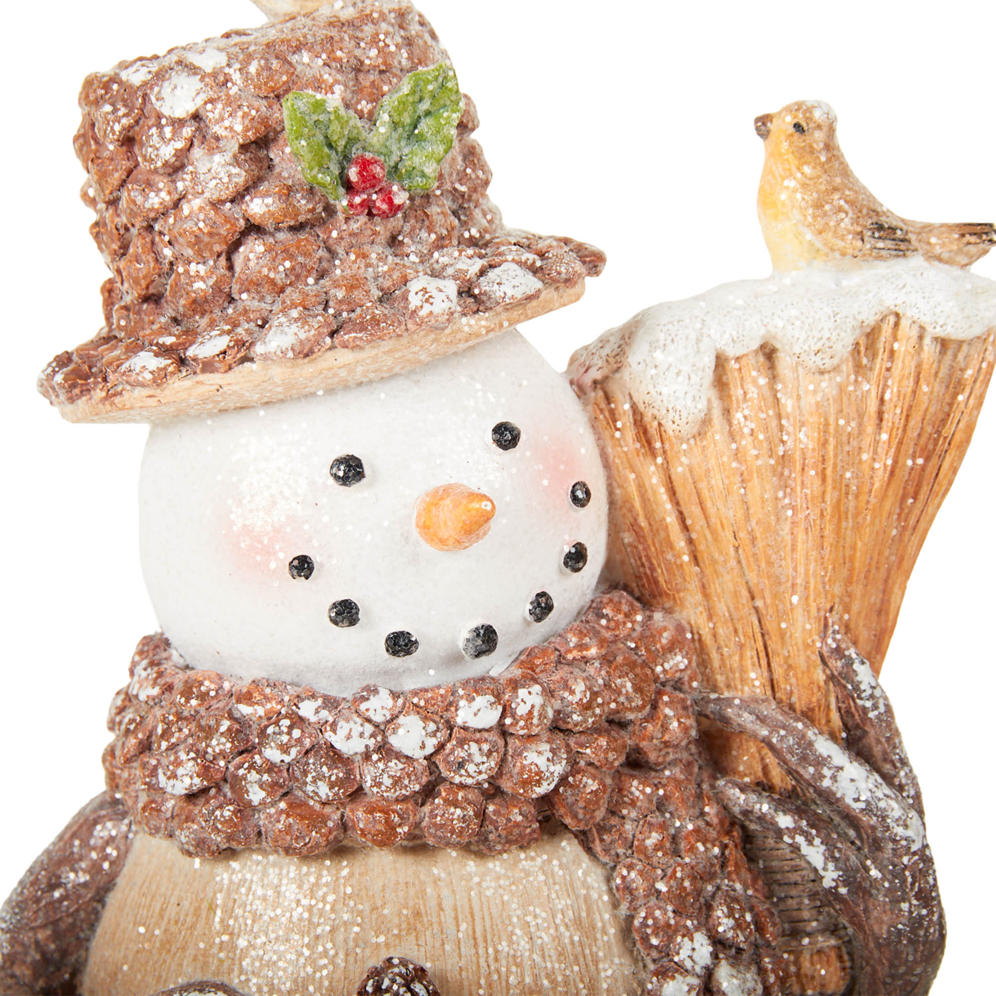 Woodland Snowman Decoration - Natural Image 8