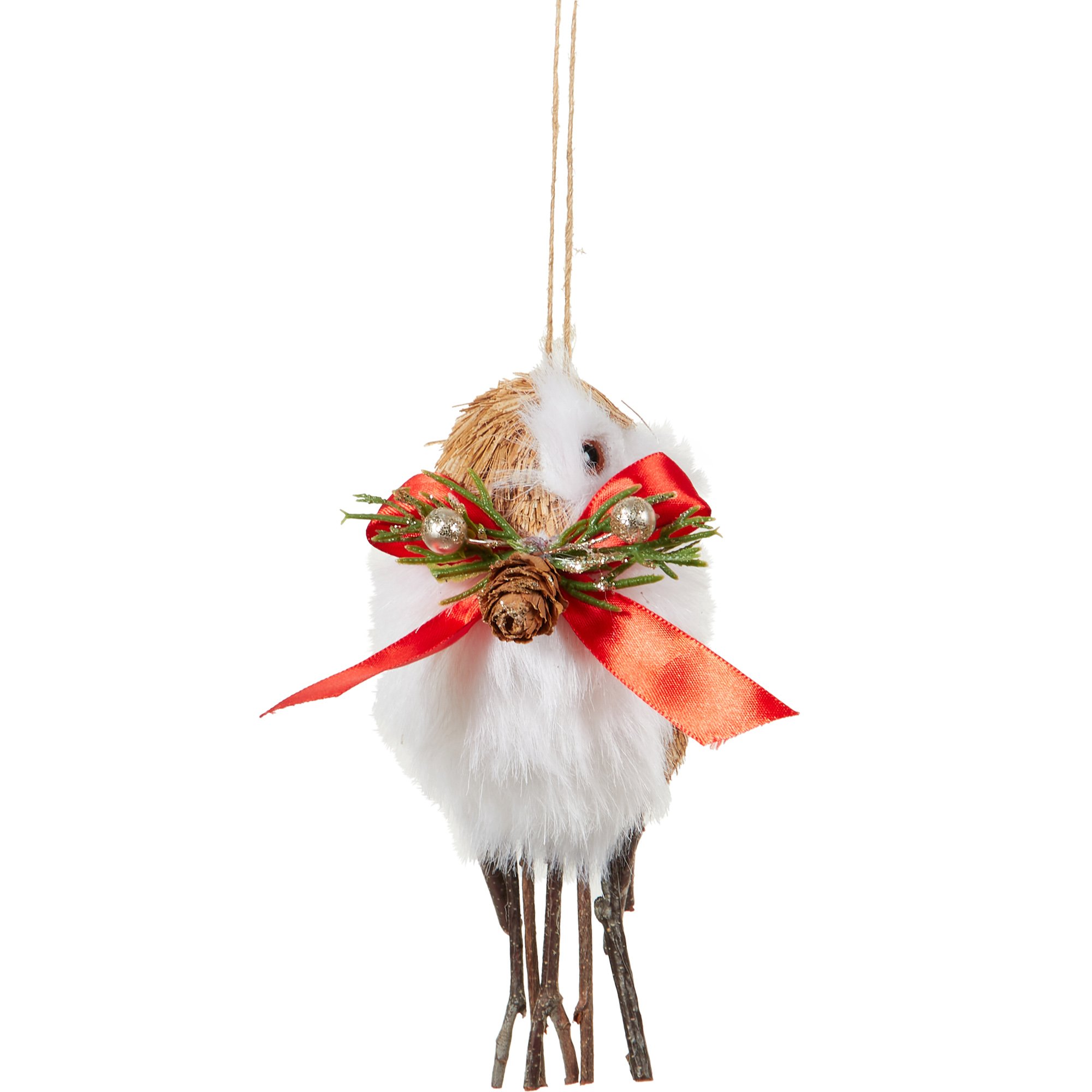 Festive Hanging Owl Decoration Image 1