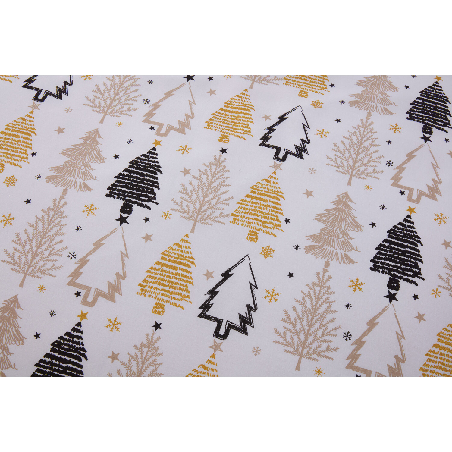Winter Forest Pillowcase and Duvet Set - Natural / Single Image 6