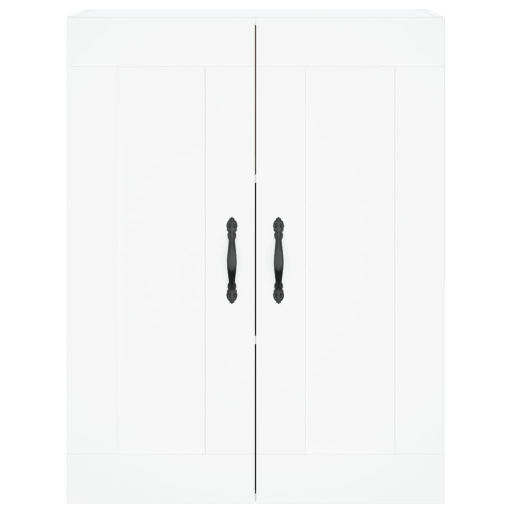 vidaXL 4 Door White Highboard Image 6
