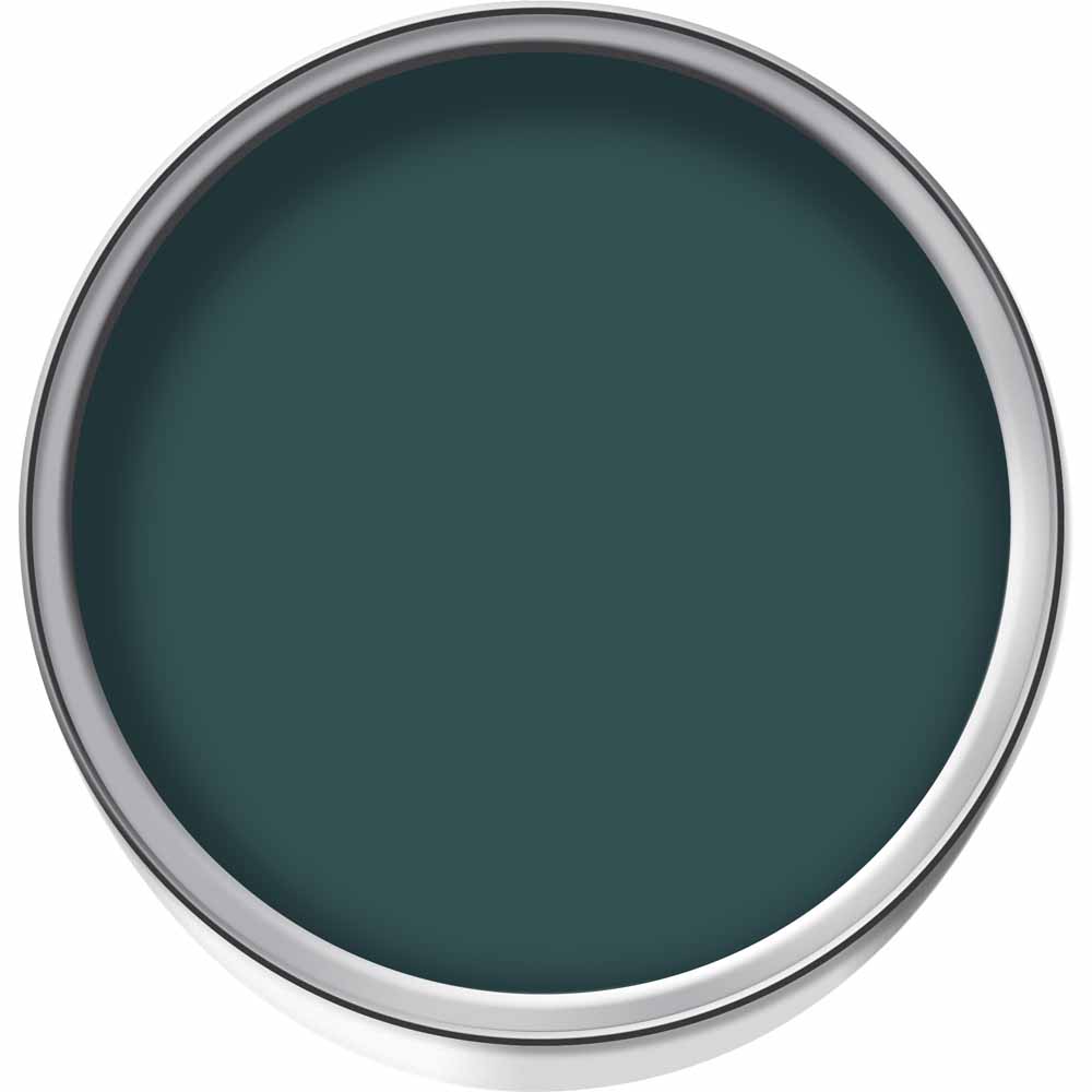 Wilko Jaded Teal Emulsion Paint Tester Pot 75ml Image 2