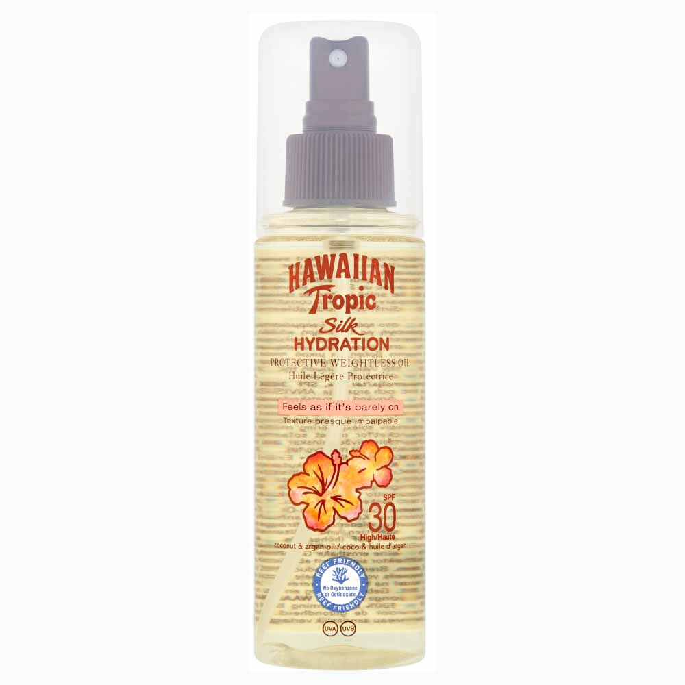 Hawaiian Tropic Silk Hydration Oil SPF30 150ml Image 1