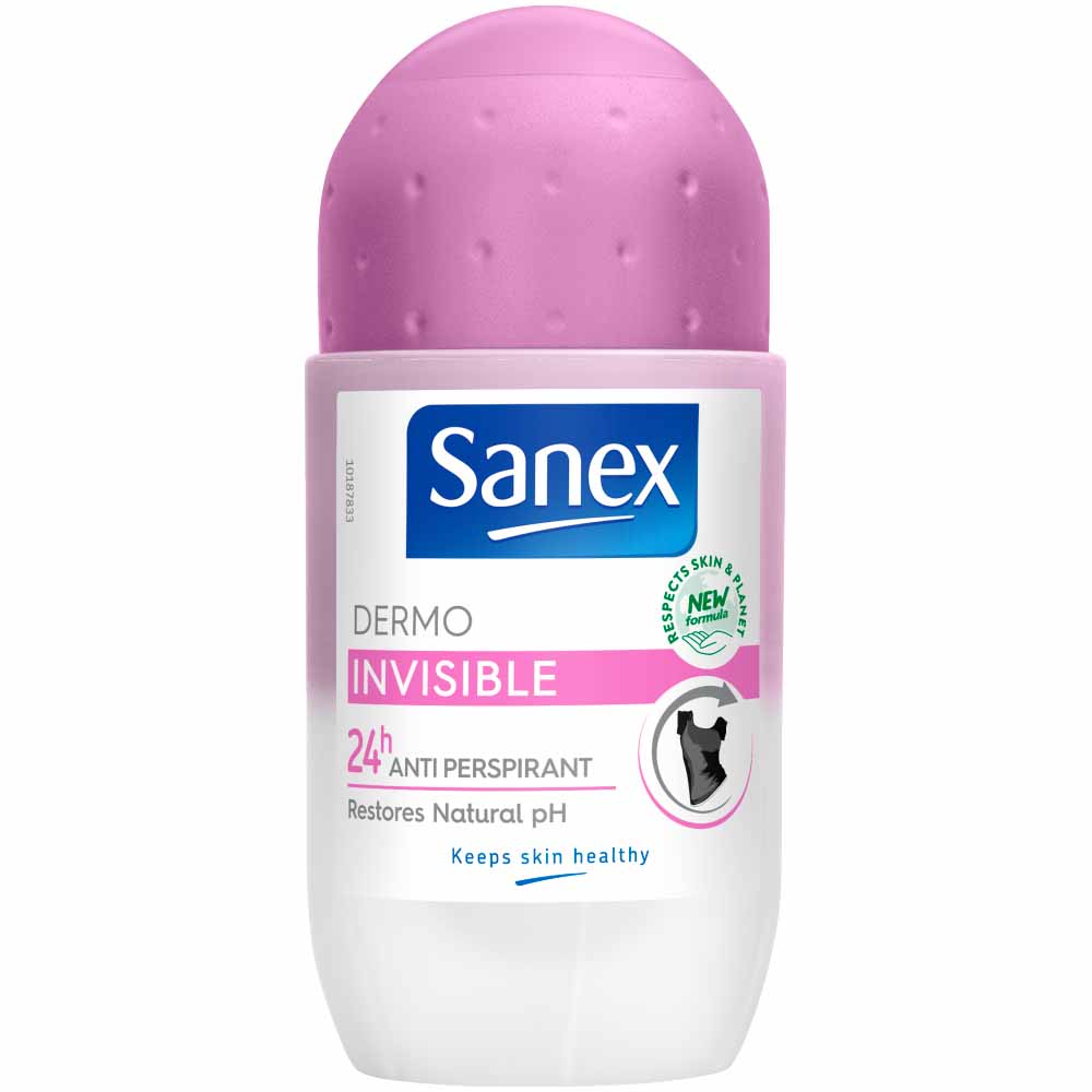 Sanex Invisible Roll On Deodorant 50ml Image 2