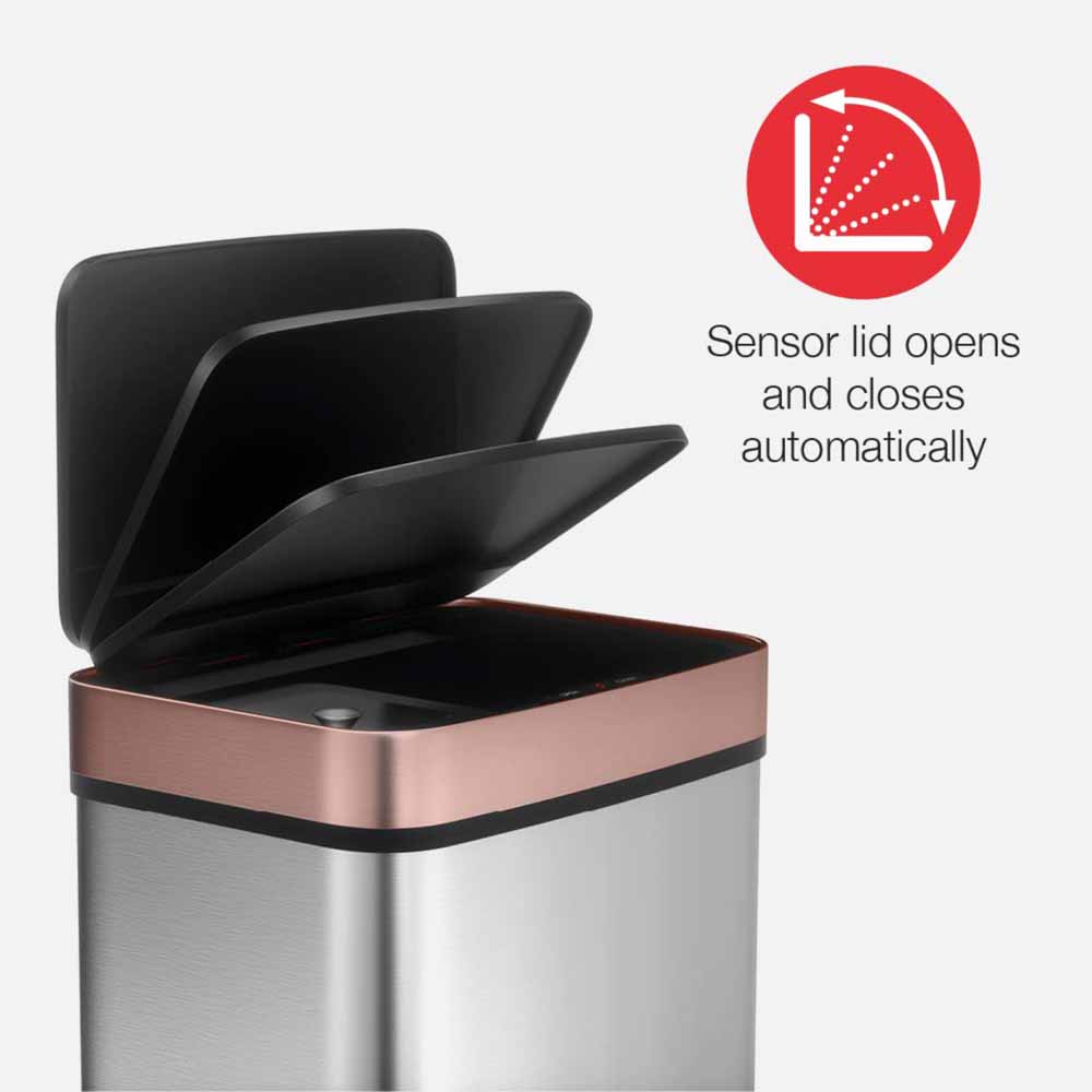 Morphy Richards Pro Sensor Bin 75L S/S Wilko
