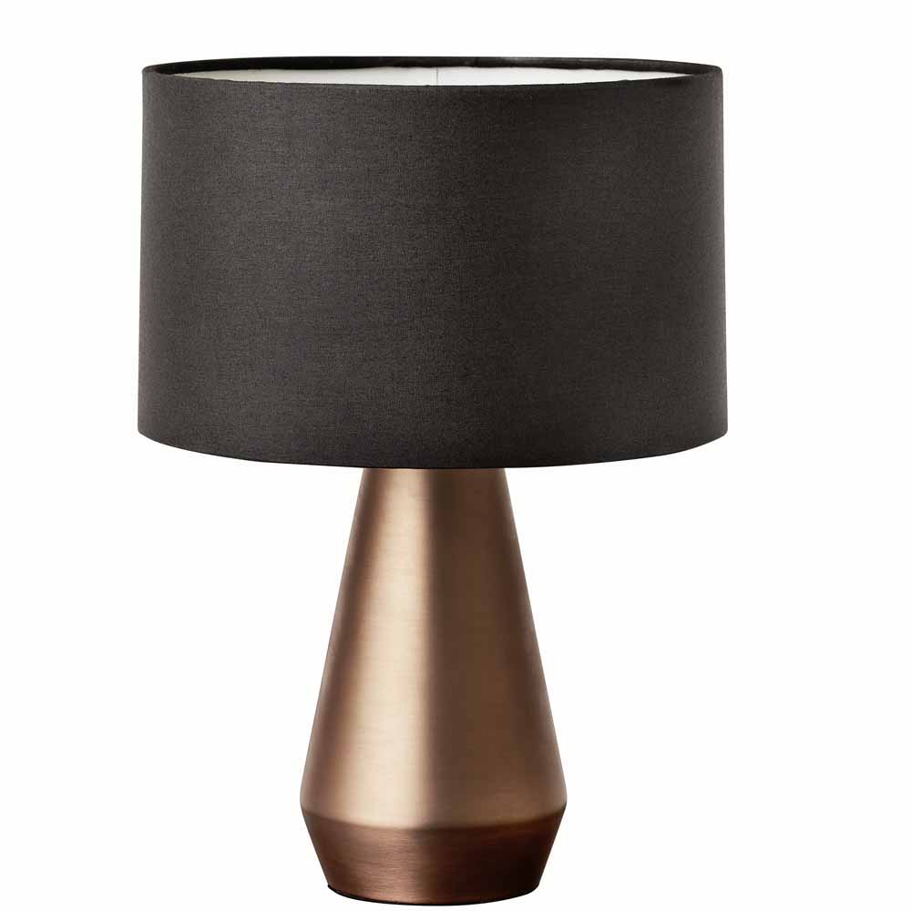 Wilko Copper Touch Lamp Pair Wilko