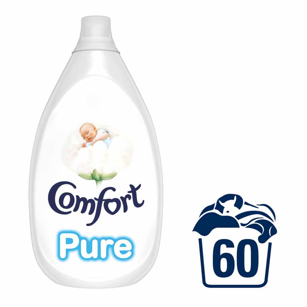 Comfort Pure Fabric Conditioner 60 Washes 900ml Image 1