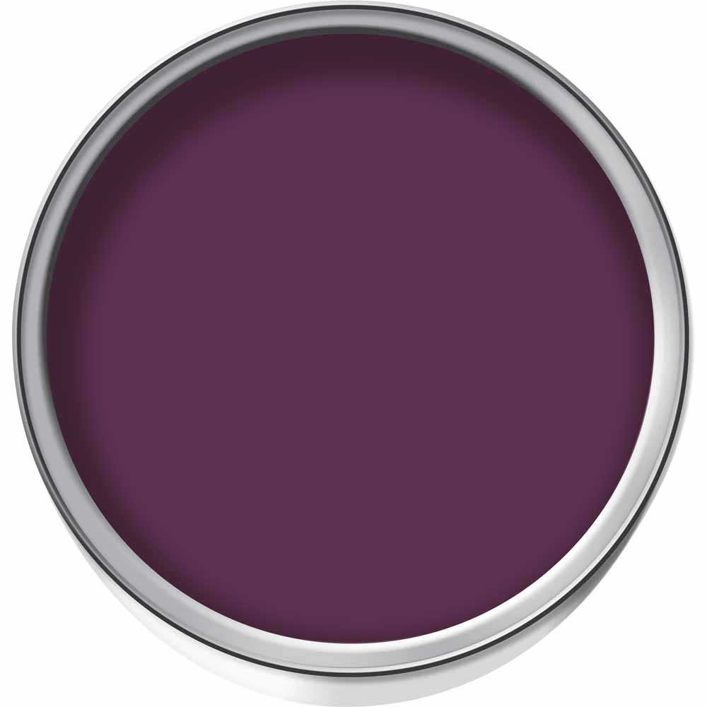 Wilko Plum Berry Emulsion Paint Tester Pot 75ml Image 2
