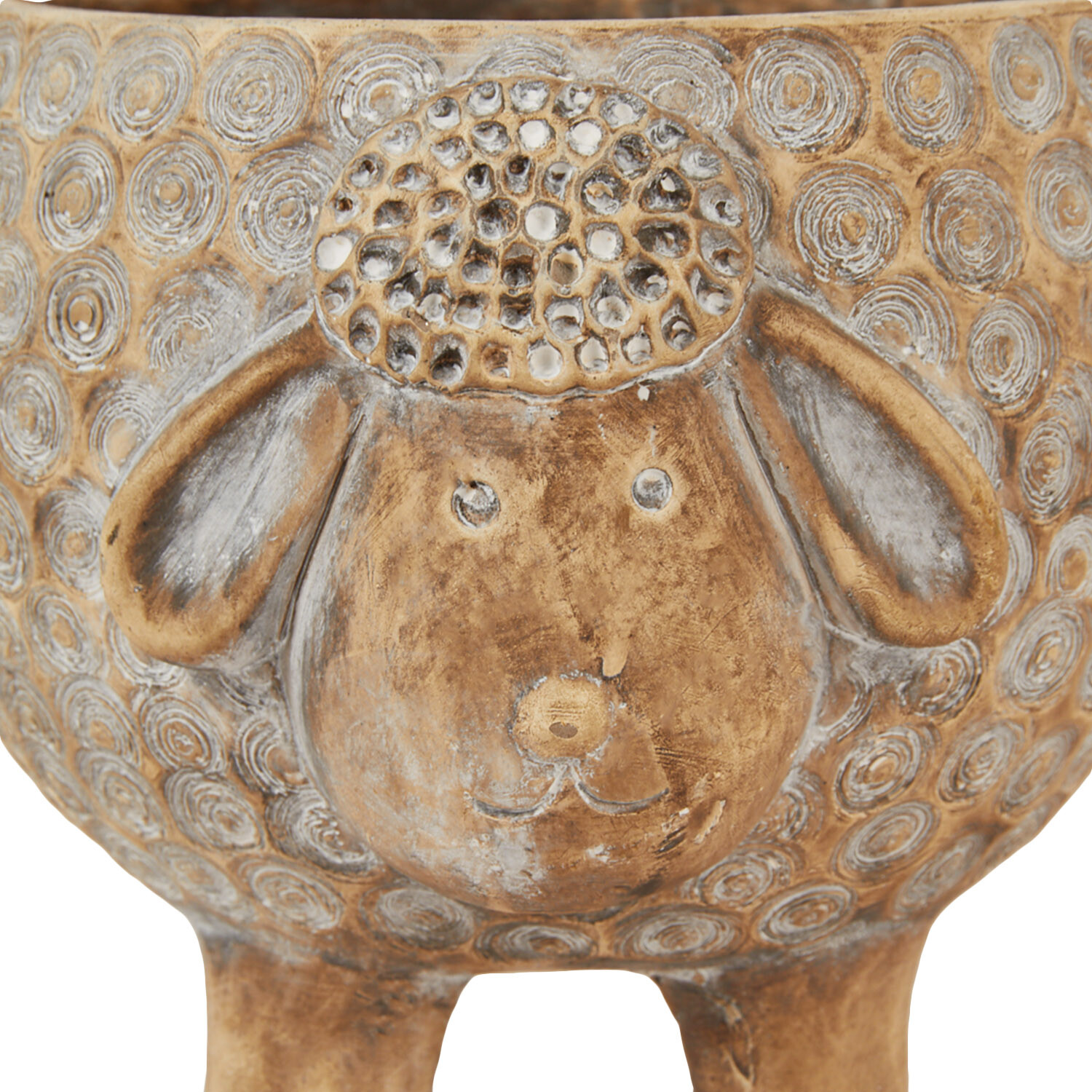 Stormi Sheep Planter 22cm - Brown Image 2