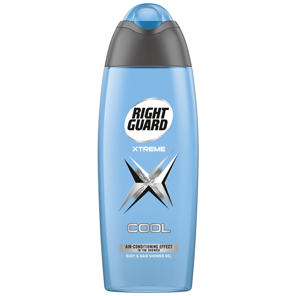 Right Guard Xtreme Cool Body And Hair Shower Gel 250ml Image