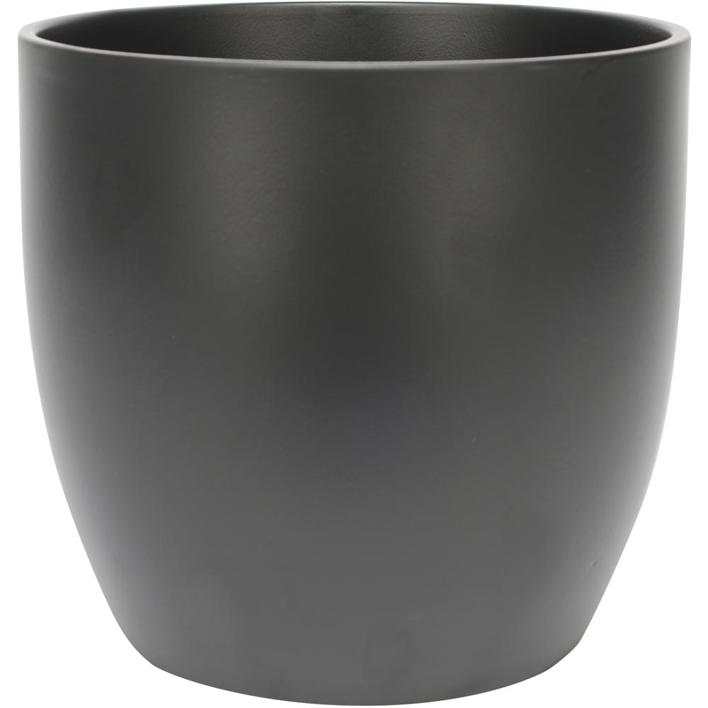 Wilko Black Indoor Planter 16cm Image