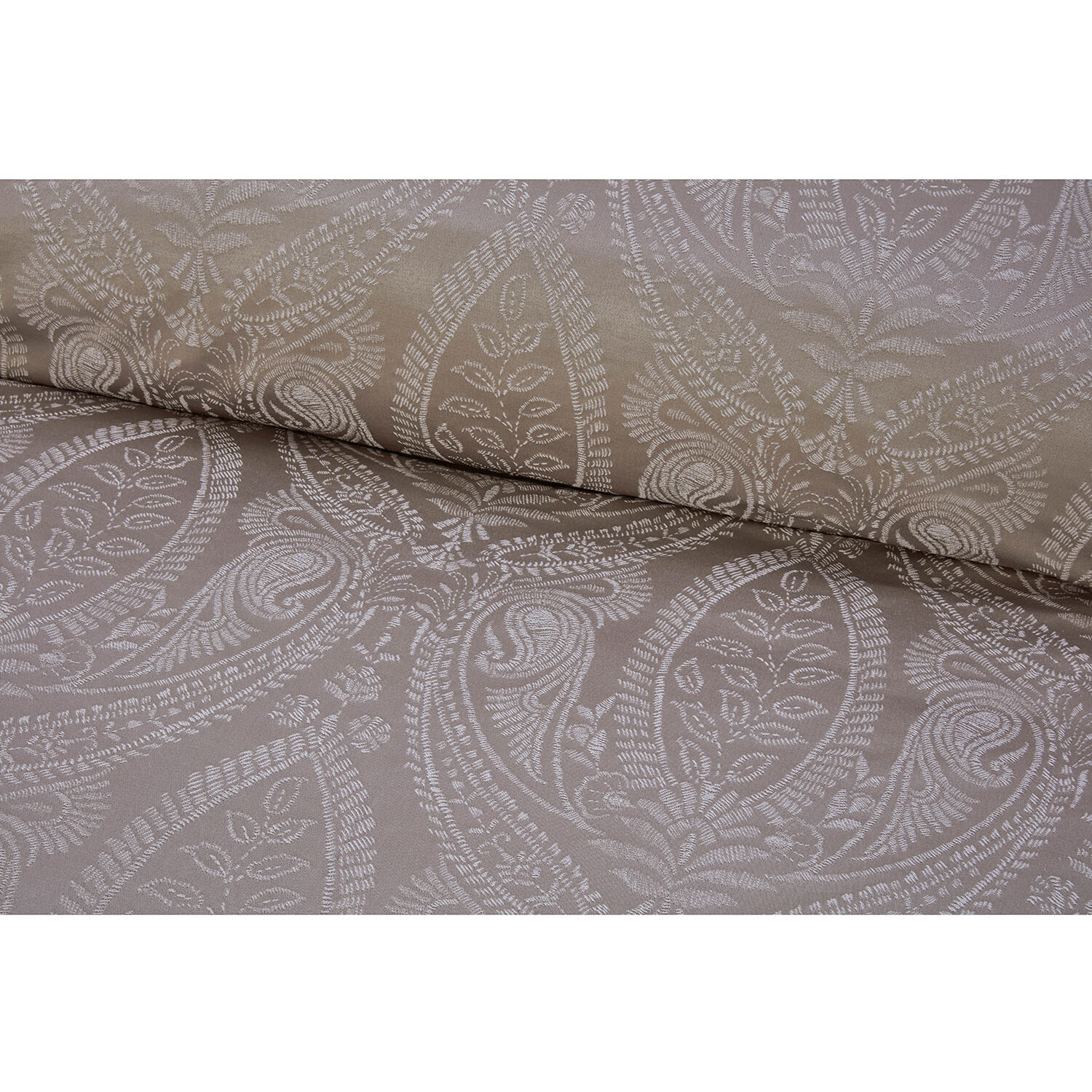 Penelope Jacquard Duvet Set - Champagne / Double Image 4