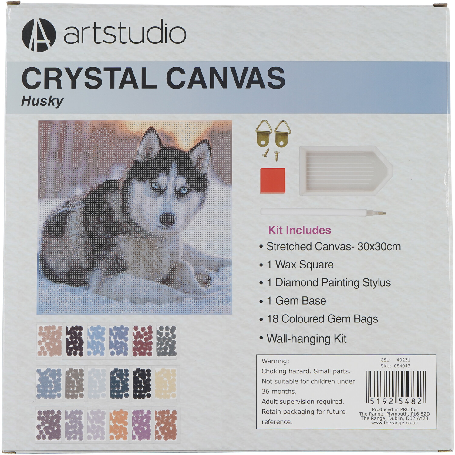 Crystal Canvas Tiger or Husky Image 6