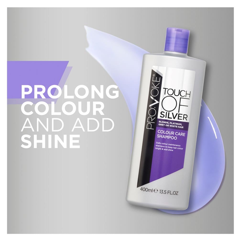 PRO:VOKE Touch of Silver Colour Care Shampoo Case of 4 x 400ml Image 4