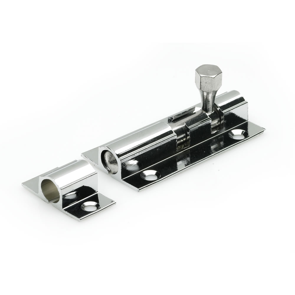 Wilko 38mm Chrome-Effect Door Bolt Image