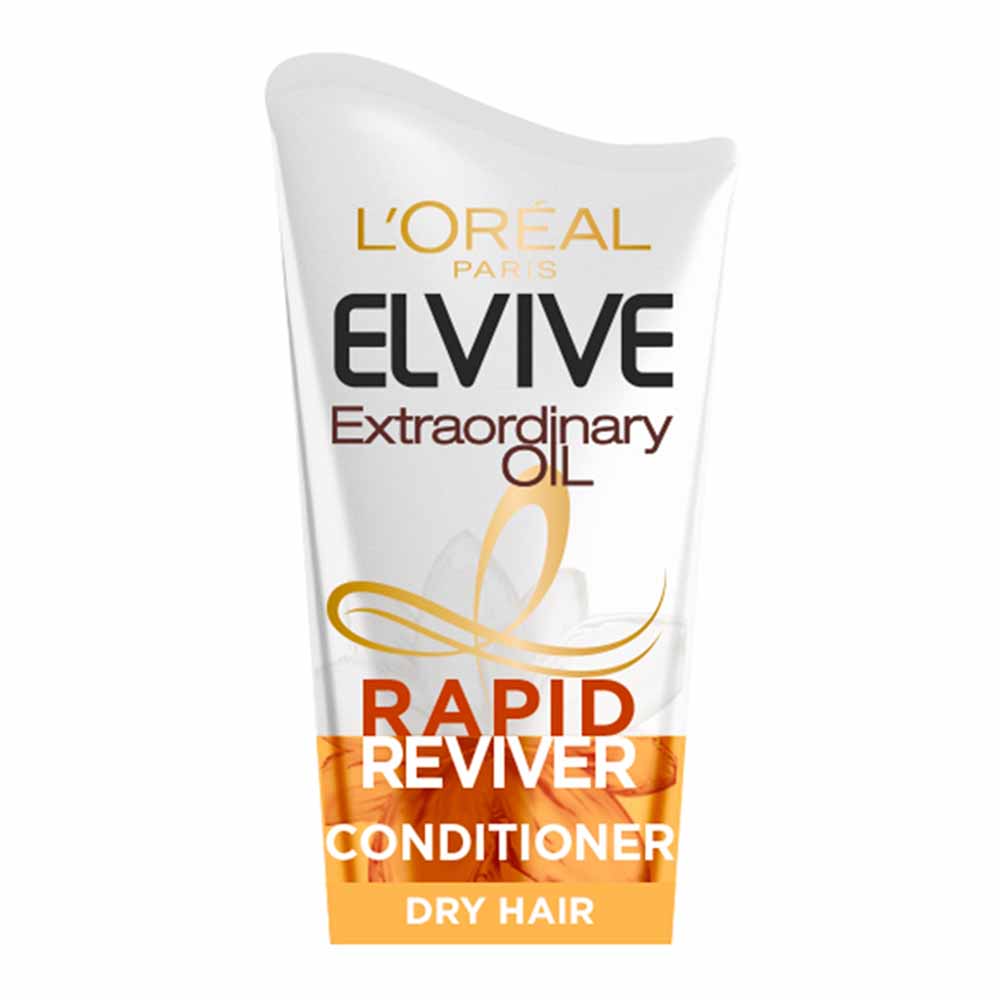 L'Oreal Paris Elvive Extraordinary Oil Rapid Reviver Dry Hair Power Conditioner 180ml Image 1