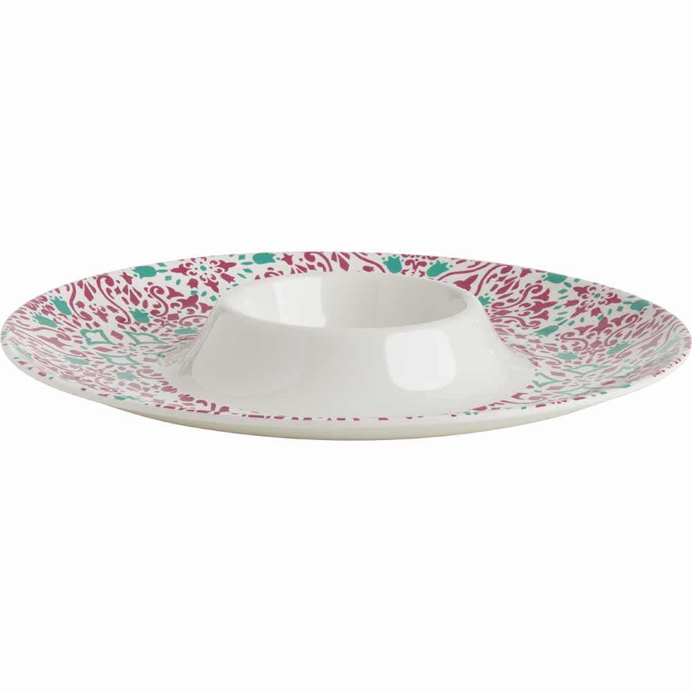 Wilko Eastern Delight Melamine Chip and Dip Tray Image 3